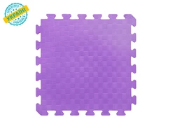 Коврик-пазл "Радуга" 50*50*1 см Плетёнка Eva-Line фиолетовый